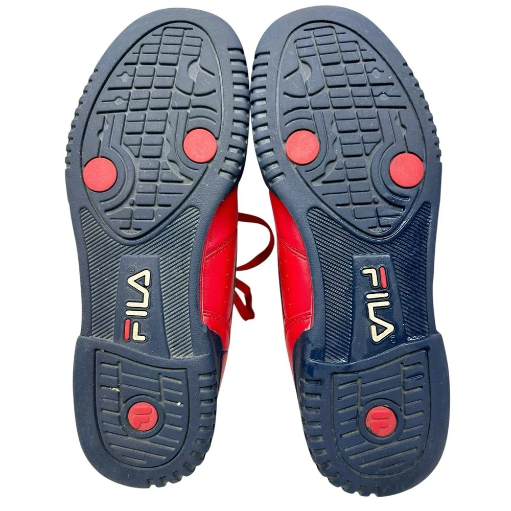 FILA Original Fitness Red Blue 3VF 80105-640 Sneakers  Size 6‎